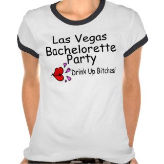 Las  Vegas Bachelorette Party Lips T shirt