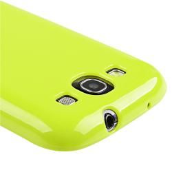 Light Green Jelly TPU Rubber Skin Case for Samsung Galaxy S III i9300 BasAcc Cases & Holders