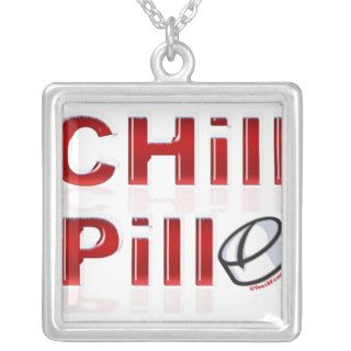 Chill Pill Funny PMS Necklaces