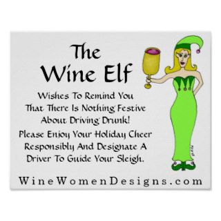 An Important Message The Wine Elf Posters