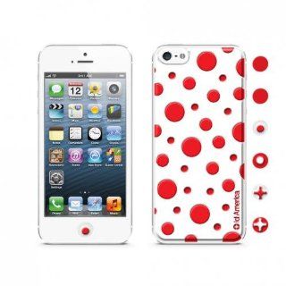 id America CSIA501 WHT Cushi Case for iPhone 5   Retail Packaging   White Dot Cell Phones & Accessories