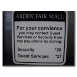 Arden Fair Mall postcard
