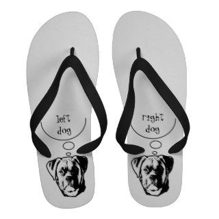 Know Your Dogs Flip Flops