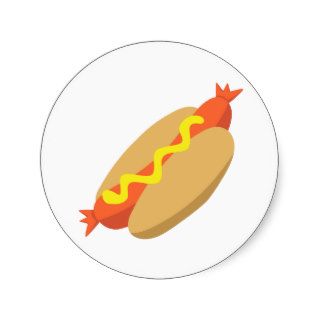 Yummy Food   Hotdog Stickers
