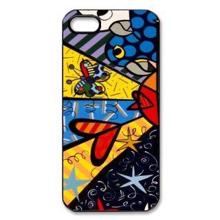 Personalized Romero Britto Hard Case for Apple iphone 5/5s case AA486 Cell Phones & Accessories