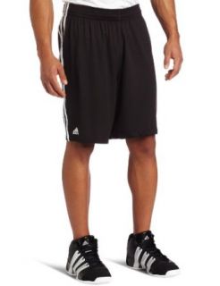 adidas Men's Practice Reversible Short, Black/ White, Small  Basketball Shorts  Clothing