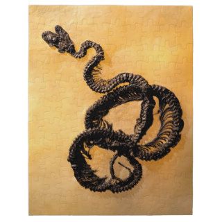 Complete Fossil of Large Snake Jigsaw Puzzle