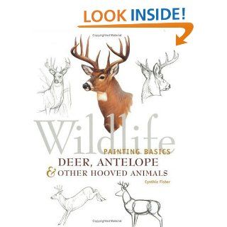 Wildlife Painting Basics Deer, Antelope & Other Hooved Animals Cynthie Fisher 9781581800210 Books