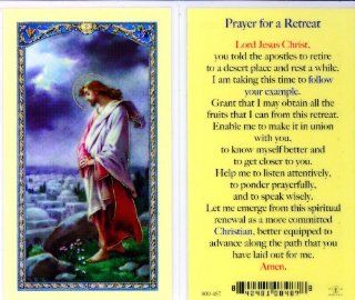 Prayer for a Retreat Holy Card (800 487)   10 pack (E24 784)   Greeting Cards