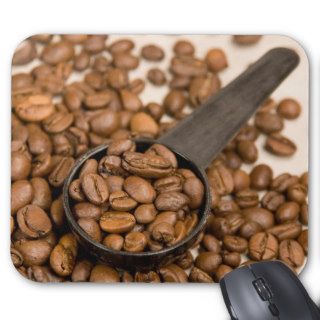 Coffee Beans Background Mousepads