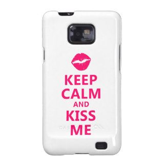 Keep Calm and Kiss Me FF0066 Samsung Galaxy S2 Case