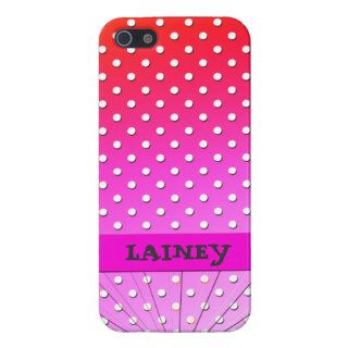 Girly polka dot Iphone 5 case