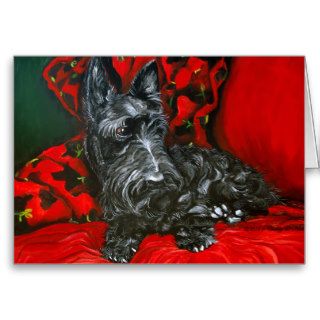 Haggis the Scottish Terrier Greeting Cards