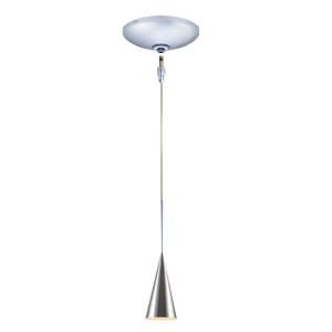 Low Voltage Quick Adapt 3.75 in. x 105.875 in. Chrome/White Pendant and Chrome Canopy Kit KIT QAP211 CHWH/CH B