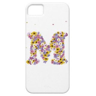 Flower letter M iPhone 5 Cover