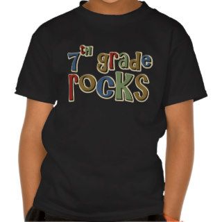 7th Grade Rocks Seventh T Shirts