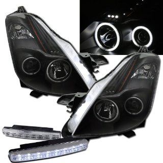2008 Nissan Altima Halo Projector Headlights + 8 Led Fog Bumper Light Automotive