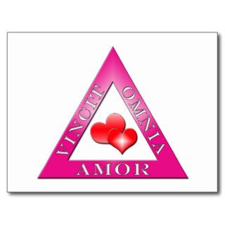 Amor Vincit Omnia Post Card