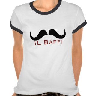 Il Baffi Italian Mustache Tee Shirt
