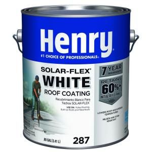 Henry 287 White Roof Coating 0.90 Gal. HE287SF146