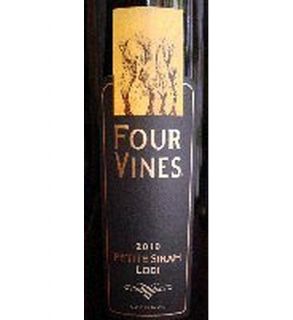 Four Vines Petite Sirah 2010 750ML Wine
