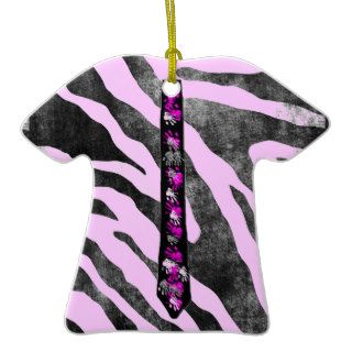 Zabra Grunge/Tie t Shirt Ornament For Your Teen
