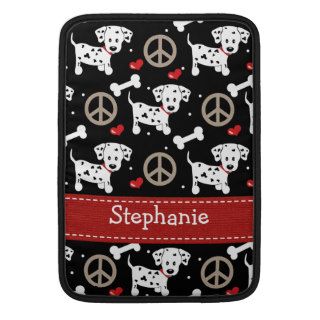 Peace Love Dalmatians MacBook Air Sleeve 13/11 Inc