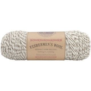 Lion Brand 'Fishermen's' 8 oz Oak Tweed Virgin Wool Yarn Yarn