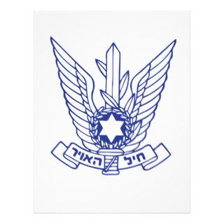 Israeli Air Force Emblem Custom Letterhead