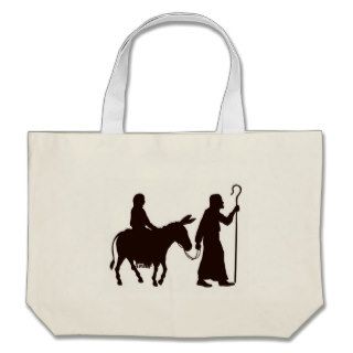 Mary and Joseph silhouettes Bags