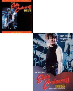 Eddie and the Cruisers II Eddie Lives and Original Motion Picture SoundTrack (2 Pack) DVD plus Music CD Michael Par, Marina Orsini, Bernie Coulson, Matthew Laurance, Michael Rhoades, Anthony Sherwood, Mark Holmes, David Matheson, Bo Diddley, Larry King