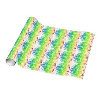 Rainbow Heart Wrapping Paper