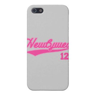 Newlywed 12 (Baseball Script Pink) Cases For iPhone 5