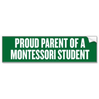 Montessori Parent Bumper Sticker
