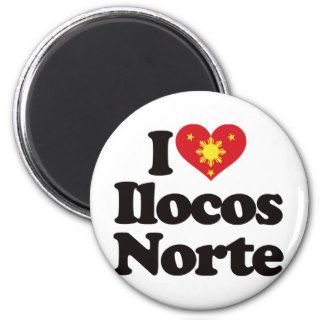 I Love Ilocos Norte Fridge Magnets