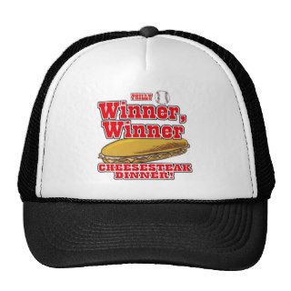 Philly Baseball Winner Winner Cheesesteak Dinner Mesh Hat
