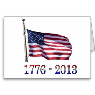 American Flag 1776   2013 Greeting Card