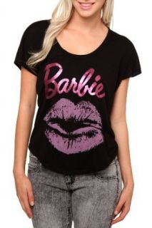 Barbie Pink Logo Lips Dolman Top Size  X Large Clothing