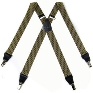 Taupe   Black   Red Patterned Suspenders   Made in the USA at  Mens Clothing store