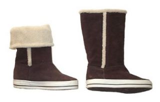 Limited Too Girls Suede Sherpa Boots, Brown, 1 Shoes