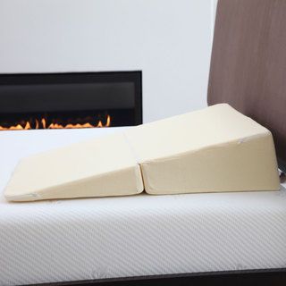 Natural Pedic Folding Wedge Acid Reflux Memory Foam Pillow Trademark Home Memory Foam Pillows