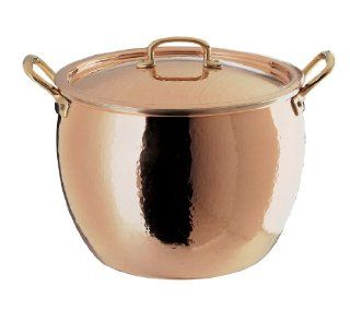 Ruffoni Historia Decor 7 1/2 Quart Copper Stock Pot with Lid Kitchen & Dining