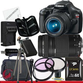 Canon EOS Rebel T3 Digital Camera and 18 55mm IS II & Canon EF 75 300mm f/4 5.6 III Telephoto Zoom Lens Package 4  Digital Slr Camera Bundles  Camera & Photo