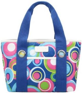 Sachi 11 160 Insulated Fashion Lunch Tote, Blue Circles Reusable Lunch Bags Kitchen & Dining