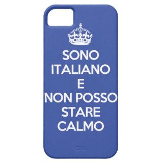 i am italian and i cannot keep calm phone case iPhone 5 cover