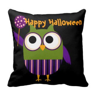 Halloween Owl Trick or Treat Pillows
