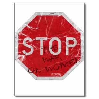 Stop the War on Women Post Cards