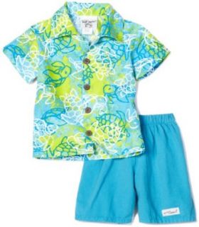 Flap Happy Sunbreaker Shirt With Brushed Twill Short Set Clothing