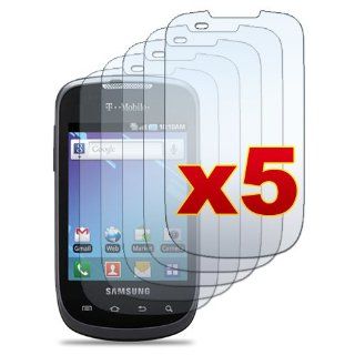 Samsung Dart T499   FIVE (5) Premium Clear LCD Screen Protector Cover Guard Shield Films [AccessoryOne Brand] Cell Phones & Accessories