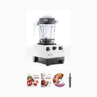 Vitamix 5200 Red   With Compact 48oz Container 7 Yr Warranty Variable Speed Countertop Blender with 2+ Hp Motor, Whole Food Recipes Cookbook. Let's Get Started DVD Electric Countertop Blenders Kitchen & Dining